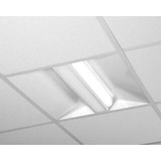            3 - Weiß lackierter Refl  LED Büro...
