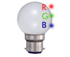 DURALAMP PING BALL - 0,5W | B22 | 220-240V | RGB Detailbild 0
