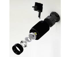 DURALAMP DURA TL - LED 3 Phasen Strahler - schwarz RA85 - 10W/3000K  | 855lm | 24° | IP20 Detailbild 2