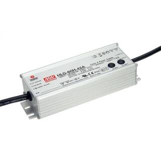 MEANWELL HLG-60H-24A SNT IP65 60W 24V/2,5A CV+CC