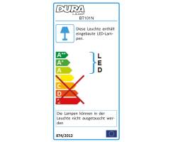 DURALAMP® LED Feuchtraum Wannenleuchte V4.0 BATTEN BT1 | 1,2m  - 36W/4000K | 3960lm | 110° | Kabel | 220-240V