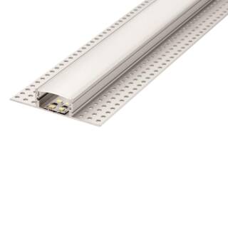 DURALAMP LED Profil PRINCG-P | Gipskarton | 2m | 26x15mm | Aluminium | inkl. Abdeckung opal PMMA Detailbild 0