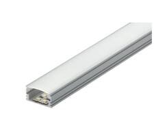 DURALAMP LED Profil P04B | Aufbau | 3m | 26.6.5x15.5mm | Aluminium | inkl. Abdeckung opal PMMA Detailbild 0