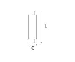 DURALAMP Lineare ERRE7s 360° LED - 14,5W/2700K | 2000lm | 330° | R7s | 220-240V | Warmweiß Detailbild 4