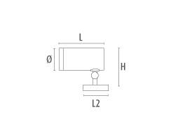 DURALAMP® JAZZ IP65 - Fassadenleuchten - DIM - 30W/3000K  | 2800lm | 55° |
