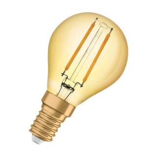LEDVANCE LED Vintage 1906 CL P FIL GOLD 2,5-122W/824 E14 220lm 300° nicht dimmbar