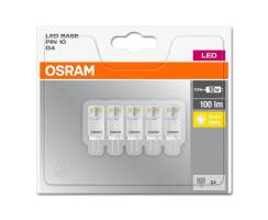 Osram LED Base Classic PIN 0,9-10W/827 G4 klar 300°...