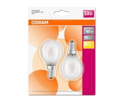 Osram LED Star Classic P Glas 4-40W/827 E14 matt 320°...