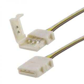 LINEAR TEC Clip-Kabelanschluss für 3-pol. IP20 Flexstripes mit Breite 10mm, Pitch-Abstand >12mm