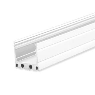 LINEAR TEC LED Aufbauprofil SURF16 Aluminium weiß pulverbeschichtet, RAL9010, 200cm