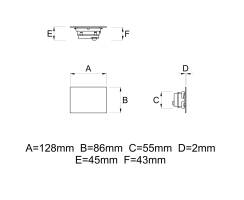 LINERGY® LED Notleuchte MINI GLASS | 0,9W | 44lm | 2h | 2h | Dauer (Bereitschaft) | Standard | MG100N20ABS