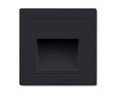 DURALAMP ZOE IP54 - LED Wandleuchte - schwarz - 3W/3000K  | 90lm | IP54 Detailbild 0