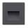DURALAMP ZOE IP54 - LED Wandleuchte - grau - 3W/3000K  | 90lm | IP54 Detailbild 0