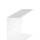BILTON Abdeckung WX | satiniert | L-Form 2000mm 180x180° 73% 32,5x32,5mm Detailbild 0
