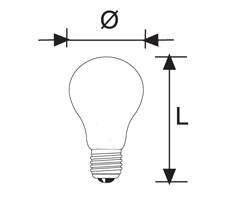 DURALAMP® DECO LED SENSOR | Licht - 12W/4000K | 1190lm | 270° | E27 | 220-240V | Neutralweiß