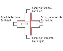 NORDIC | GLOBAL TRAC PRO | Kreuz-Verbinder XTS 38 weiß Detailbild 3