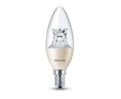 Philips LED Kerze 6W (40W) E14 warmweiß dimmbar...