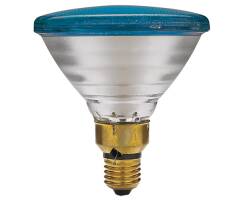 DURALAMP Reflektorlampe PAR38 - 80W/blau E27 blau Detailbild 0