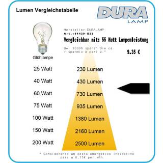 DURALAMP® Halogen Kugel - 42W/130 B22 Restposten 01429-B22