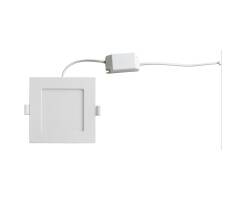 DURALAMP LESELI SLIM - LED Downlight - eckig - 6W/4000K  | 420lm | 120° | IP20 VI & IP43 VO Detailbild 0