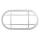 DURALAMP BULKHEAD T&O IP65 oval Gitter weiss | weiss Detailbild 0