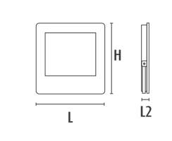 DURALAMP® SLIMFLUX NWB3 UGR | Seilabhängung für abgehängte Montage | 4 Stück Seil inkl. Dübel | 1500mm