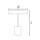 DURALAMP® Lampenhalter + Fassung BRAUN | 2m  | E27 | 220-240V | Ottone anticato
