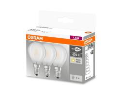 Osram LEDbase Classic P Retro 4-40W/827 E14 matt 200°...